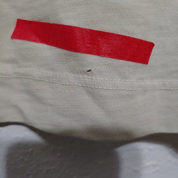 Buck Mason Mens Short Sleeve Curved Hem Slub T-Shirt Size S Light yellow - Picture 5 of 7